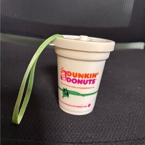 Vtg  2001 Dunkin' Donuts Christmas Tree Ornament Collector Holiday Coffee Cup Sm